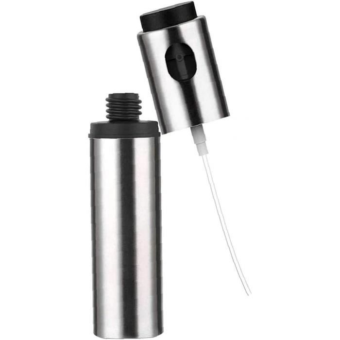 Set De Bouteilles Pour Huile, Vinaigre, Sel Et Poivre En Acier Inoxydable 304 - Avec Support, Pour Cuisine Et Restaurant