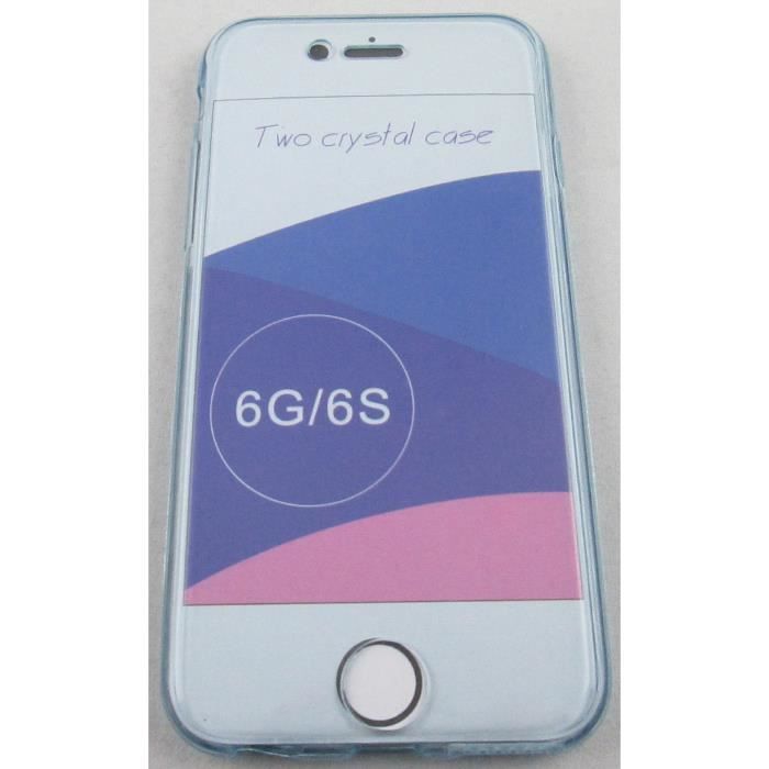 Coque Iphone 6 6s Bleu Ciel Avant Arriere Achat Coque Bumper Pas Cher Avis Et Meilleur Prix Cdiscount