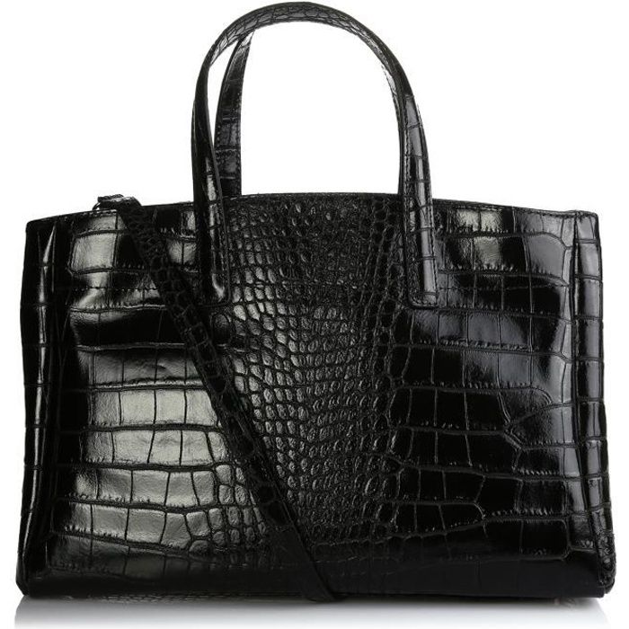Olivia Sac Main Femme Cuir Sac en cuir fa on CROCO N JK719