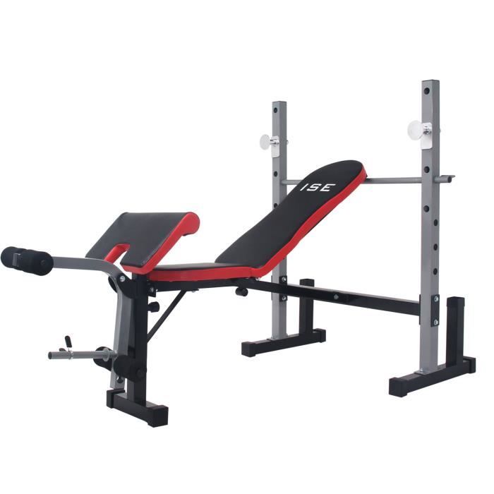 Ise Banc De Musculation Multifonction Mixte Reglable Pliable