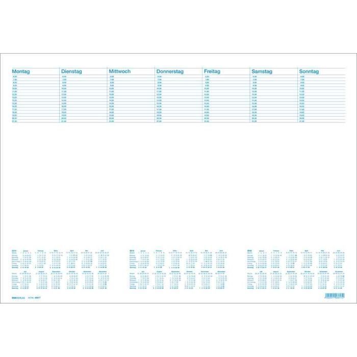 Papier Schreibunterlage Office Mit Kalendarium Achat Vente Sous Main Papier Schreibunterlage Office Cdiscount