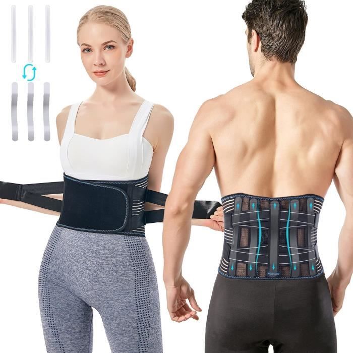 Mercase Ceinture Lombaire Femme Homme Dos Douleur Sciatique Hernie