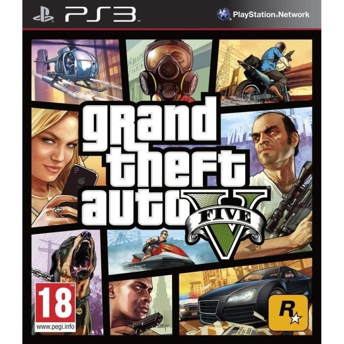 Jeu Vidéo - Take Two - Grand Theft Auto V - PS3 - Version Importée