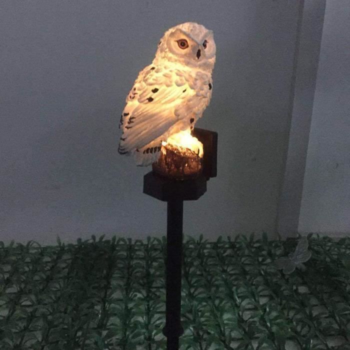 Lanterne Solaire Extérieur - 123 - Hibou LED Suspendu - Étanche IP65 - Décoration Pour Jardin