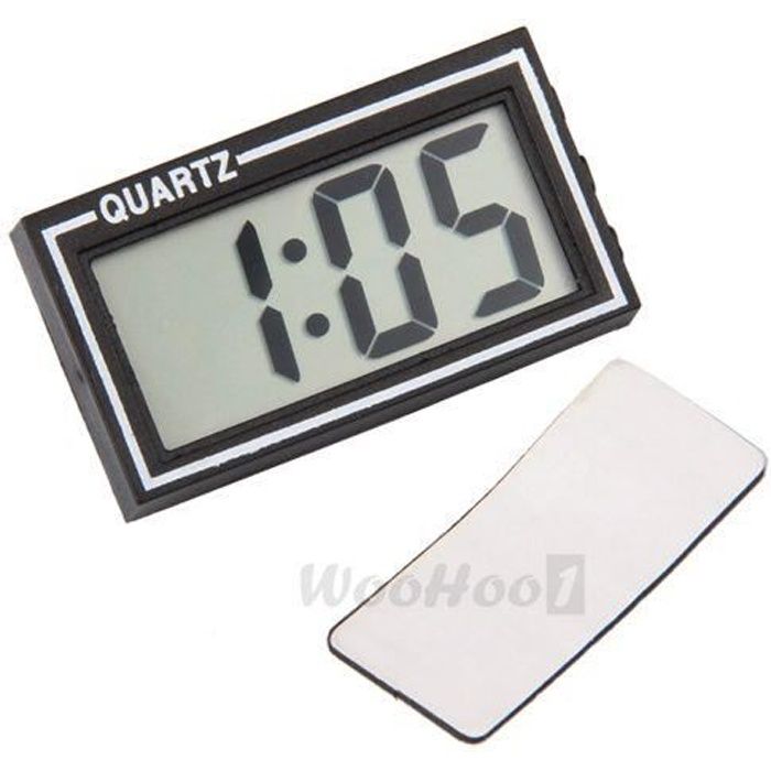 Horloge Digital LCD Affichage Pr Voiture Véhicule Date Heure Calendrier -  Cdiscount Maison