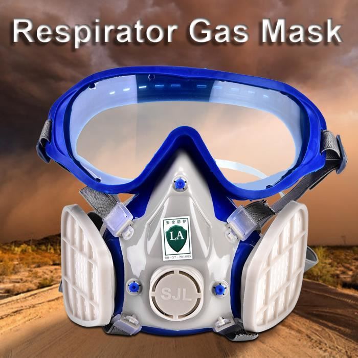 Masque anti-poussière, masque de gaz de respirateur de plein ...