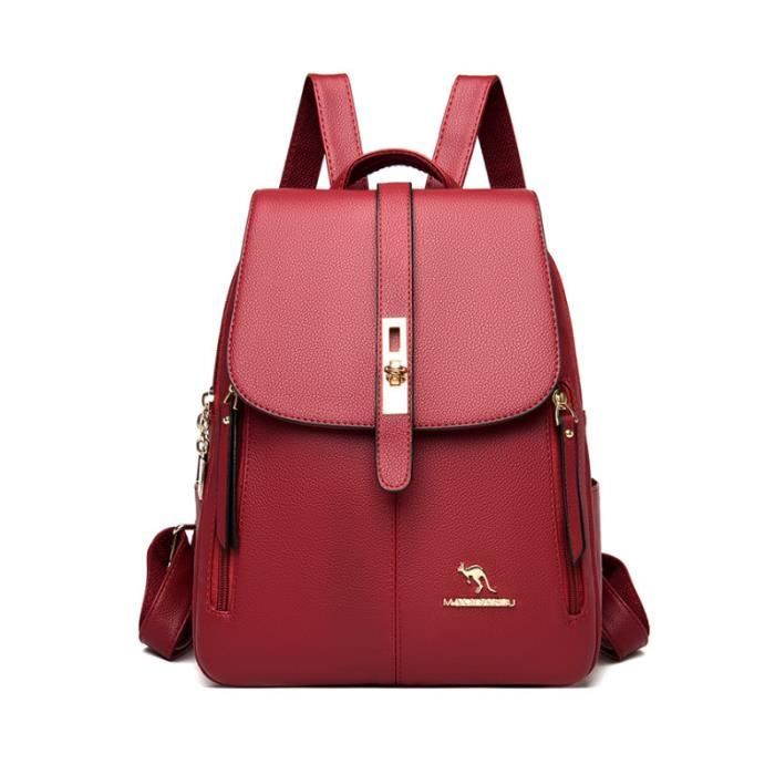 Sac à dos on sale femme cuir vintage