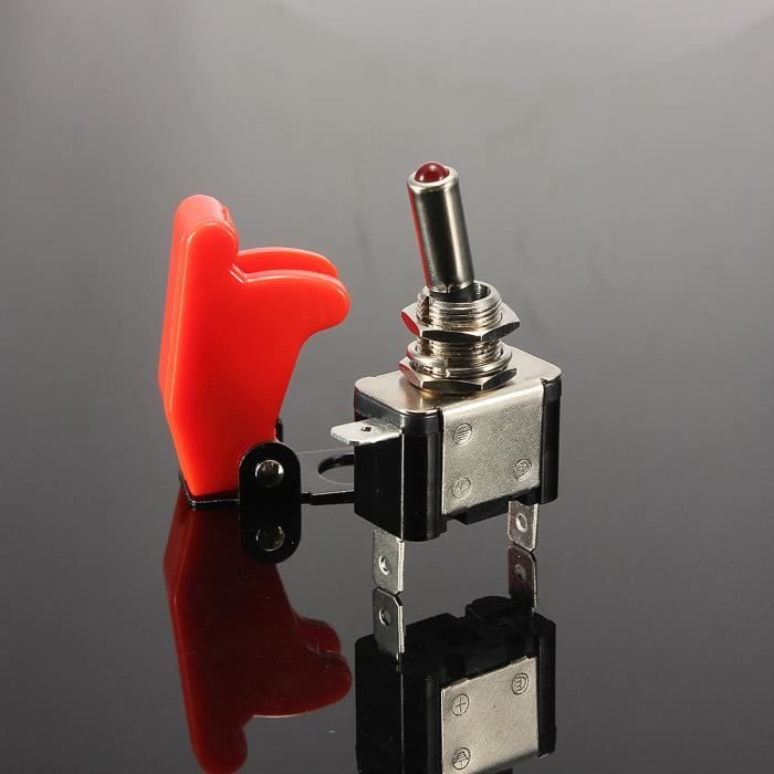 Lot De 10 Interrupteurs à Bascule 12V 20A Avec LED Bleue - Interrupteur Levier Pour Voiture, Moto, Bateau