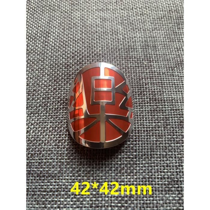 Accessoire vélo,Autocollants en aluminium pour Badge de tête de vélo