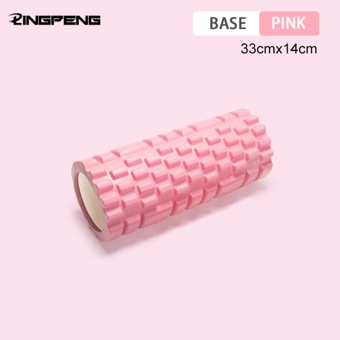 Rouleau Colonne Yoga Portable Demi-Rond EVA - Rouleau Massage Mousse Pilates Fitness