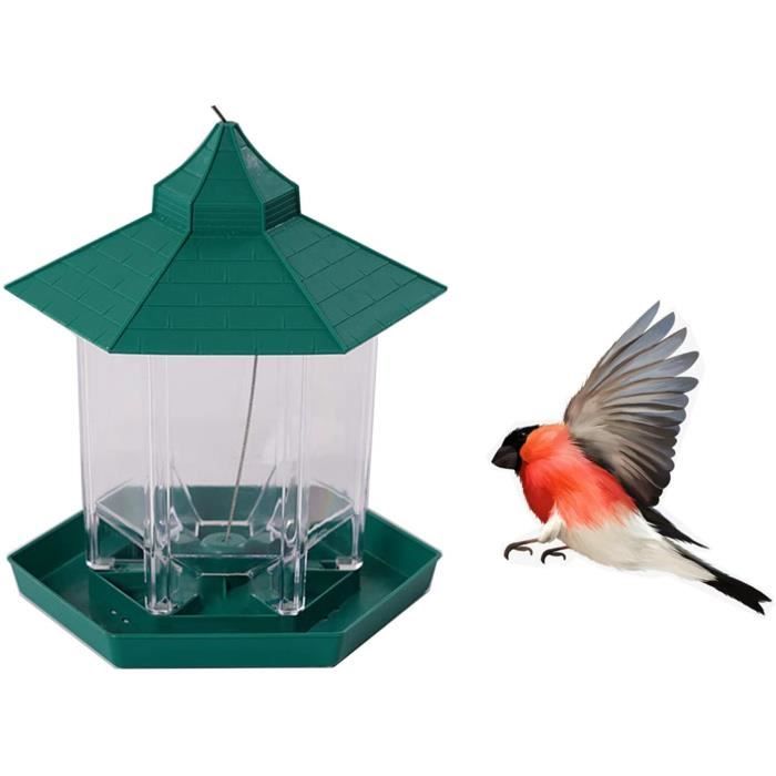Mangeoire à oiseaux à suspendre, mangeoire pour oiseaux, petite et moyenne  taille, mangeoire à oiseaux, peut être suspendue dans le - Cdiscount