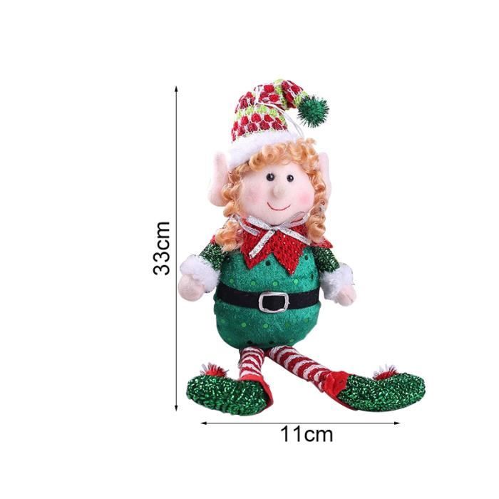 Abaodam Peluche De Noël Peluches Mignonnes à Décoration De Noël Fig