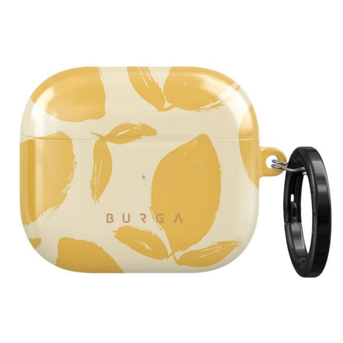 Coque AirPods 3 - BURGA - Lemon Tart - Jaune - Anti-rayures - Souple