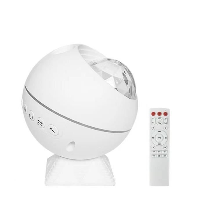 Leehui Lampe de projection UFO - Galaxie - Projecteur ciel étoilé avec minuterie et télécommande - Veilleuse réglable à