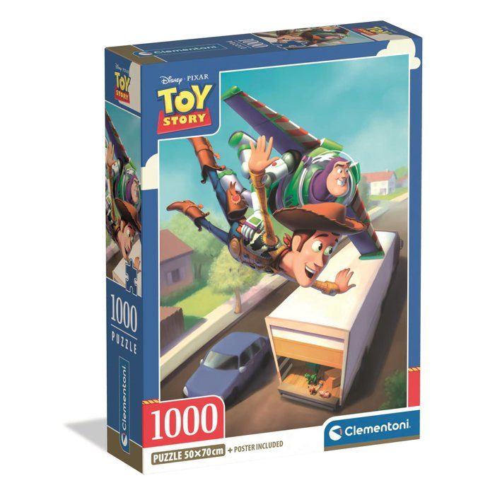 CLEMENTONI - Compact 1000 pièces - Toy Story