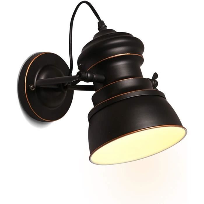 NETTLIFE Applique Murale LED Extérieure Et L'intérieur : éclairage Mural Noir, Lampe D'extérieur, Mur De Maison 5 W IP65 Blanc Chaud 3000 K - Applique - Rue Du Commerce