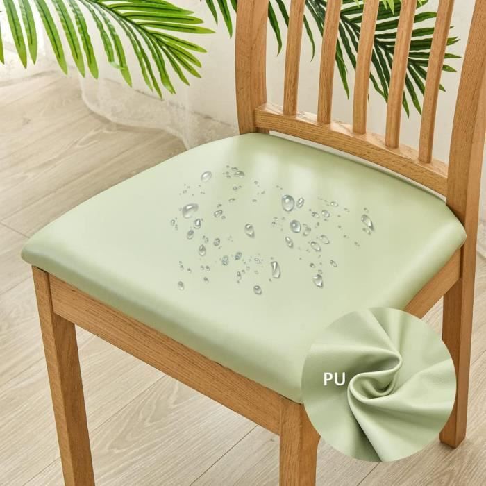 Lot De 6 Housses De Chaise Spandex Stretch Pissenlit - Universelles Lavables Pour Salle à Manger