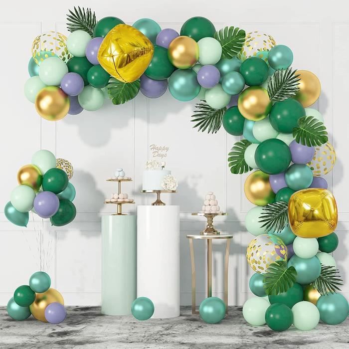Guirlande Ballons Vert Olive Or Arche Ballons Vert pour Fête d'Anniversaire  Mariage Décoration - Cdiscount Maison