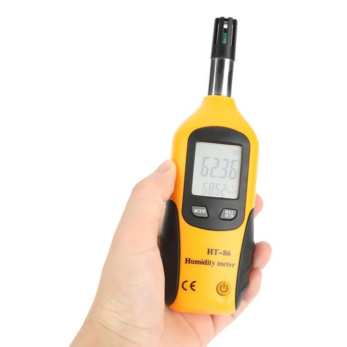 Mètre de température Thermomètre Numérique Hygromètre à Bulbe Humide ...