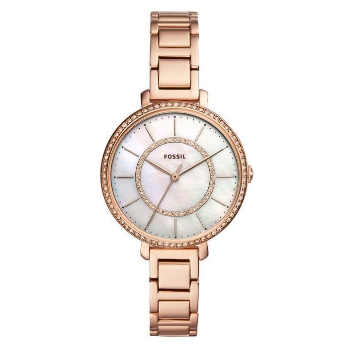 Montre FOSSIL en Acier Rose , - Achat/vente montre Rose - Cdiscount