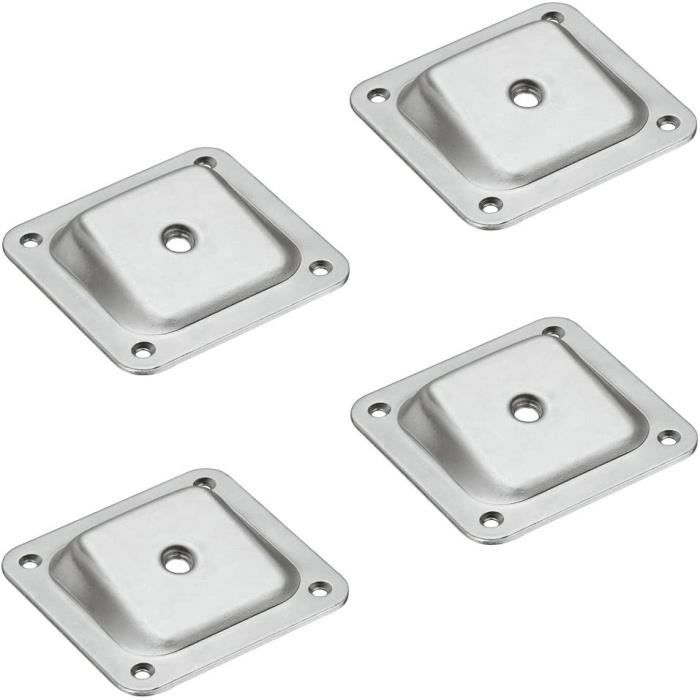 Pieds Réglables Gedotec M10 X 60mm - Charge 300kg - Acier Galvanisé - Lot De 4 Pour Meubles Et Machines