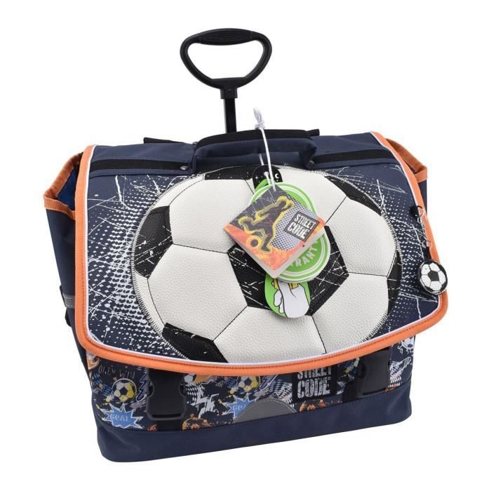 Cartable a best sale roulette foot