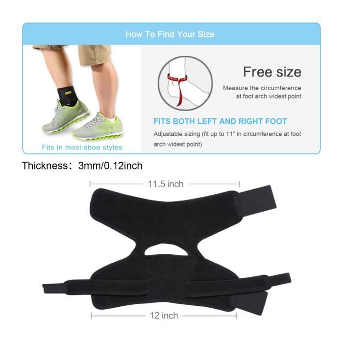 Orthèse Stabilisatrice De Cheville Pour Pied Tombant - Ajustable Et Respirante - Adulte - Neuf