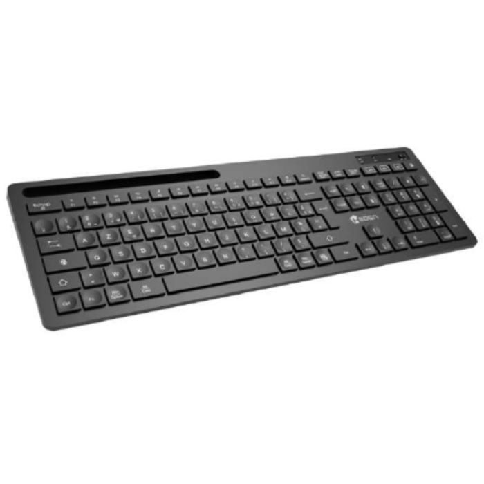 Heden Clavier sans fil 2.4Gh/BT 104keys support tél intégré connexion BT3.0&BT5.0&2.4Ghz pile inclus