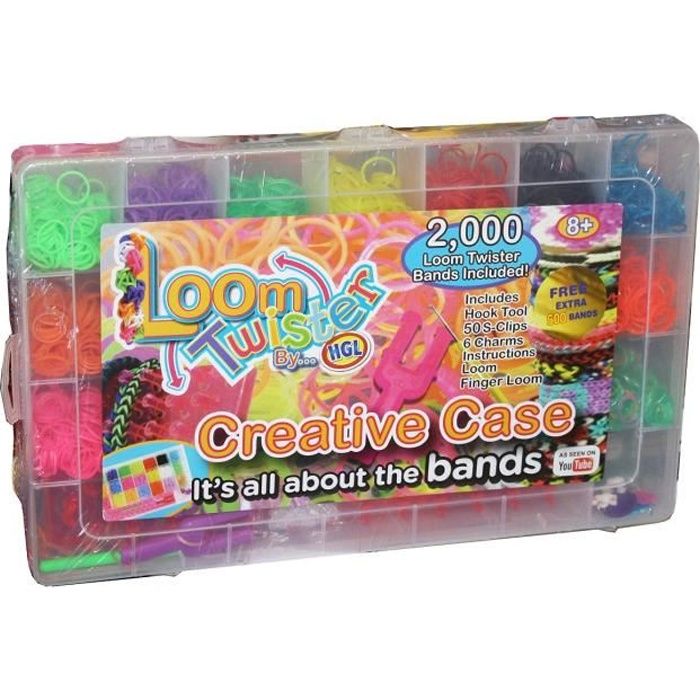 Boite Elastiques Loom Achat Vente Pas Cher