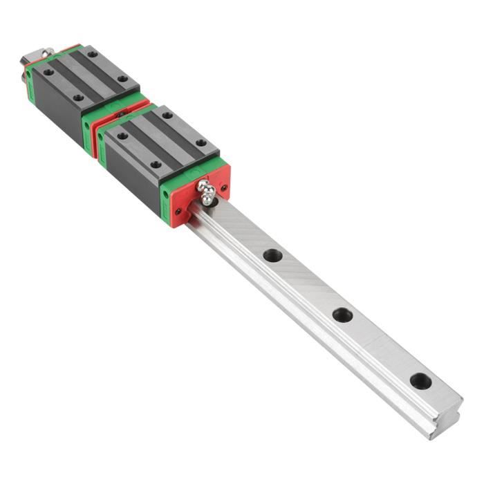 CNCYEAH Lineaire geleiding, HGR20, 500 mm, lineaire rail met glijblok SFU1605-500 mm kogelomloopspindel geleiderail met kogelmoer, BF12/BK12, DSG16H, koppeling accessoires voor 3D-printer CNC