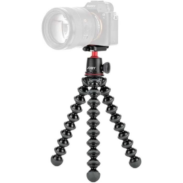 Trépied - JOBY - GorillaPod 3K Kit - Léger - Rotule Ball - Charge max 3 kg - Noir