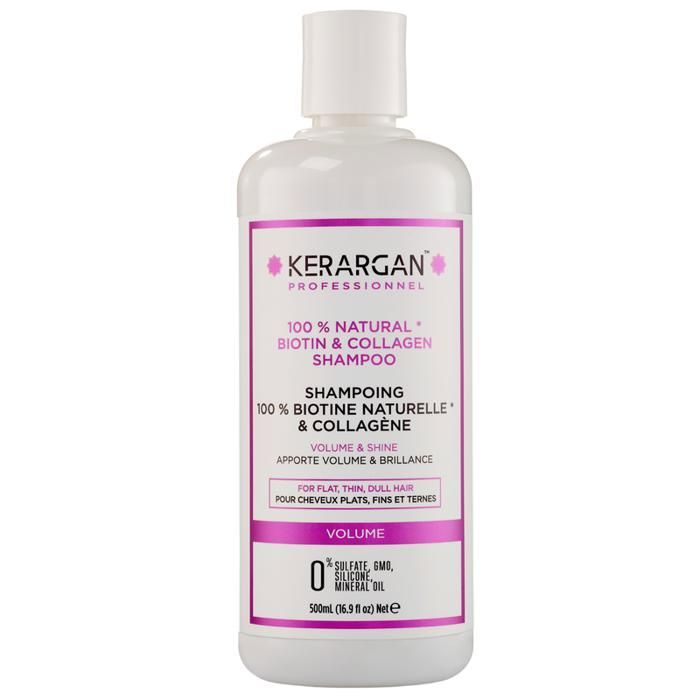 Shampoing volumisant &agrave; la biotine & collag&egrave;ne - Kerargan