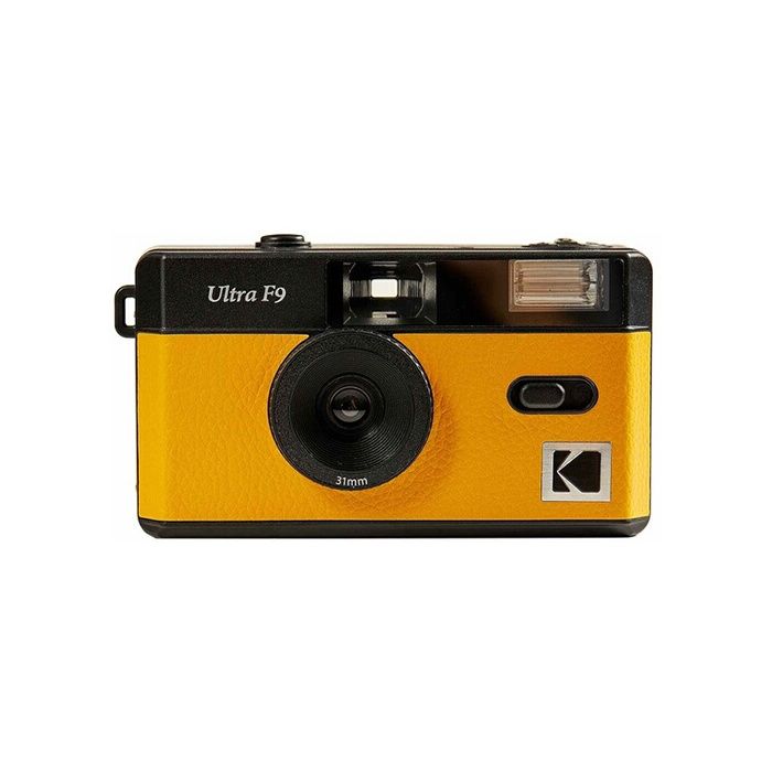 Appareil photo réutilisable - KODAK - Ultra F9 - Jaune et noir - Objectif 31mm - Flash intégré