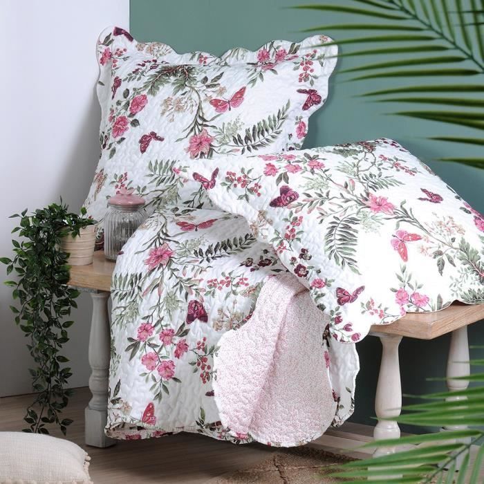 Grand Boutis Beige 260x260 Cm + 2 Taies – 100% Coton, Sans Marque