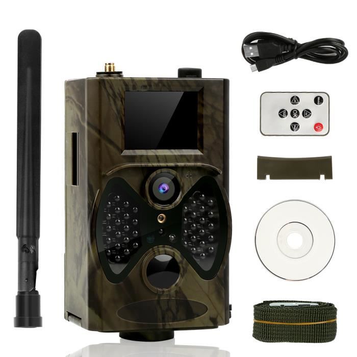 Caméra De Chasse 36MP 2K – Vision Nocturne 940nm Sans Glow, Camouflage