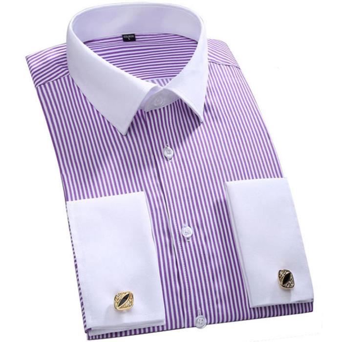 Chemise bouton de new arrivals manchette
