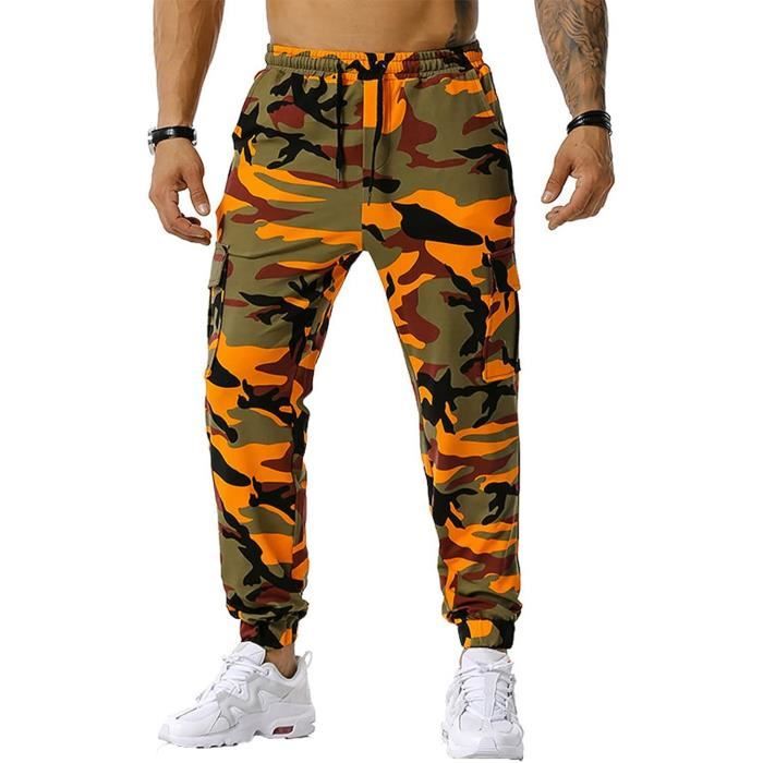 Pantalon Jogging Cargo Homme Grande Taille - Coton Décontracté | Survêtement Sport Poches Pratiques