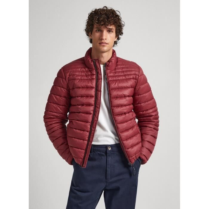 Doudoune Pepe Jeans Balle burgundy red XL Burgundy red Cdiscount Pret a Porter