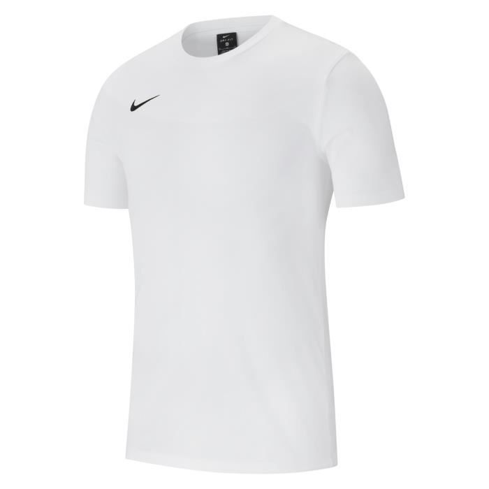 T-Shirt Nike Team Club 19 Enfant Unisexe Blanc/Noir - Football - Manches  courtes Blanc - Cdiscount Sport