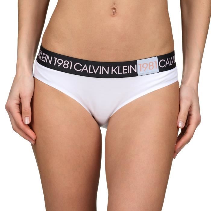 slip calvin klein femme pas cher