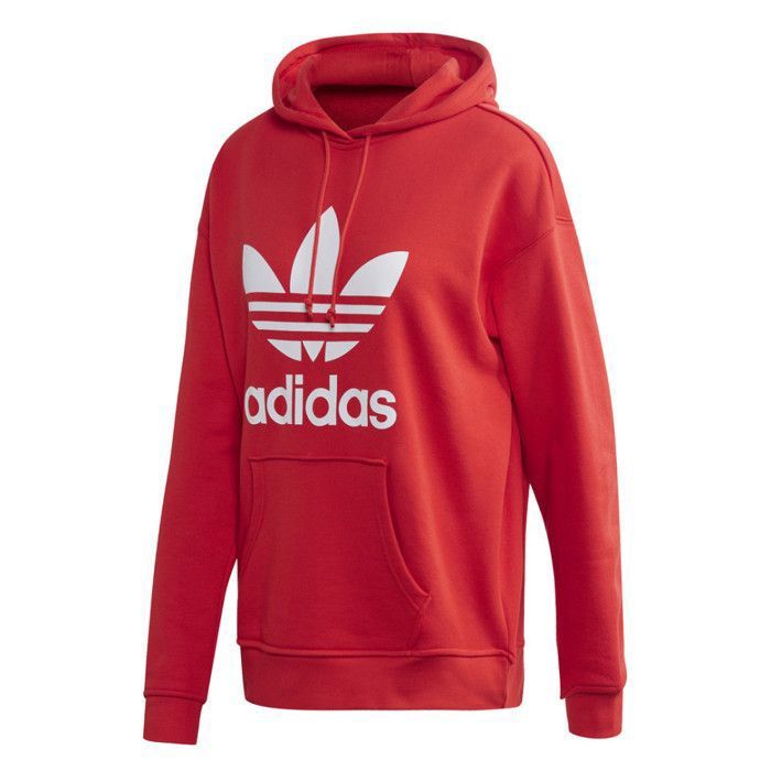 Sweat adidas femme rouge on sale