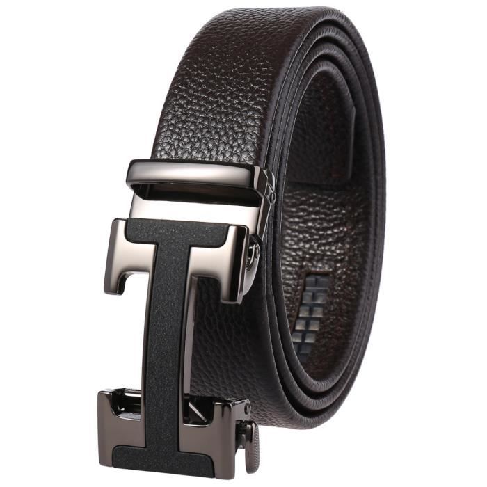 Ceinture sur-mesure militaire homme en cuir - Ceinture cuir