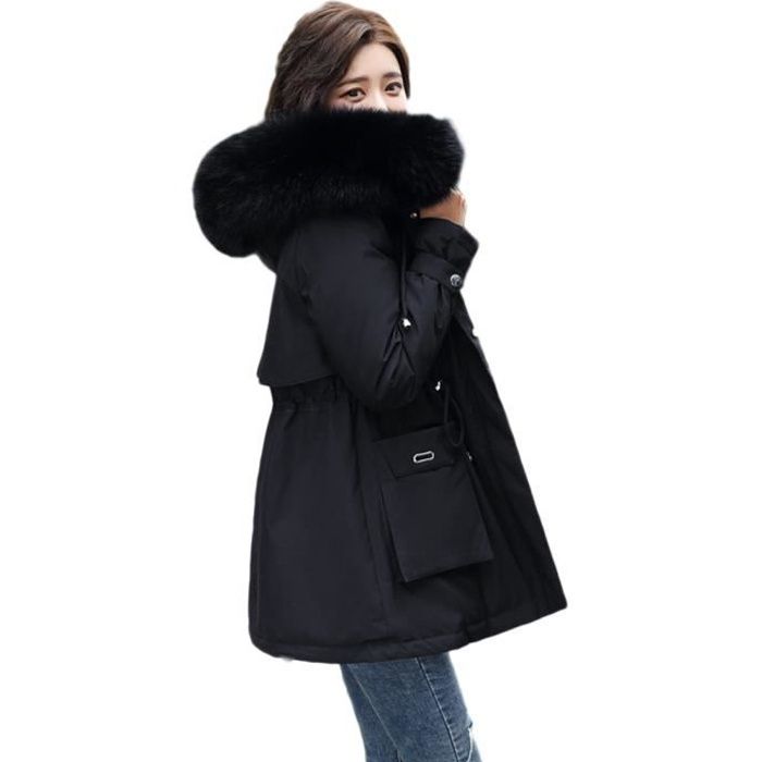 Caban femme sales noir