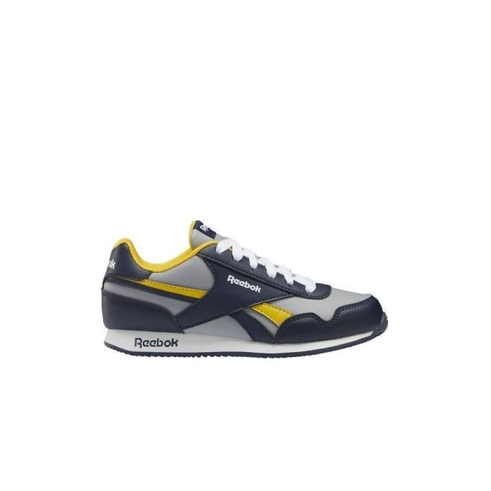 Chaussures REEBOK Royal Gris Noir Mixte Enfant Gris Cdiscount
