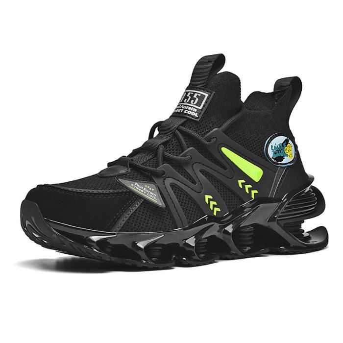 Baskets Noires Homme Taille 43 - Neuf Avec Emballage, Marque Générique, Style Sportif