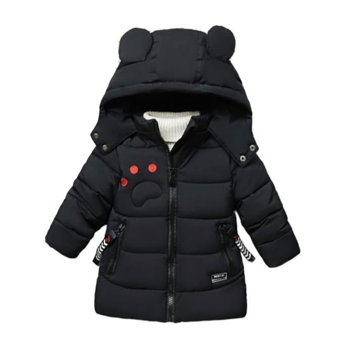 Manteau noir bebe 2025 garcon