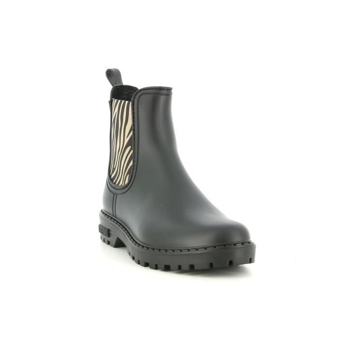 Bottes GAUDI Verveines Cuir Femme Noir Nero Cdiscount