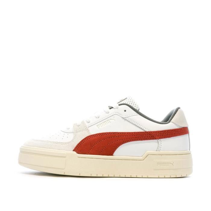 Puma PUMA Baskets CA Pro Ivy League Blanc Rouge Homme - 014207-43-Blanc Rouge