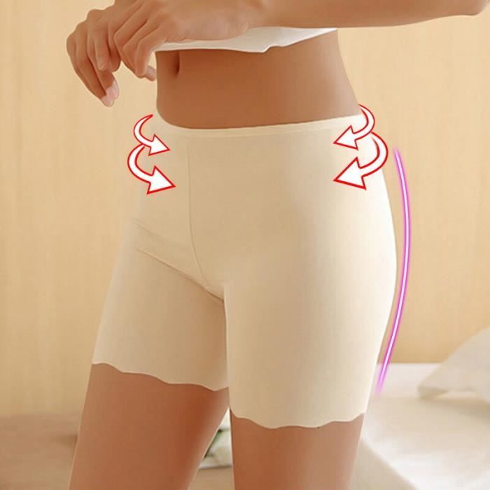 Shorty Anti-Frottement Femme - Coton, Sans Couture, Pour Sous Robe Ou Jupe, Idéal Sport Et Quotidien