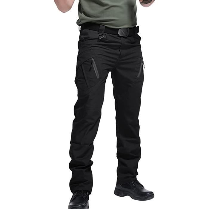 Pantalon sales homme zippé